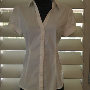 EXPRESS White top, V-neck